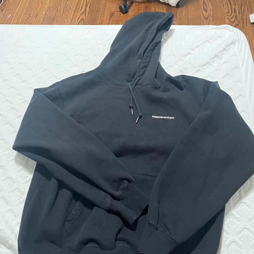 Thisisneverthat Black Logo Hoodie